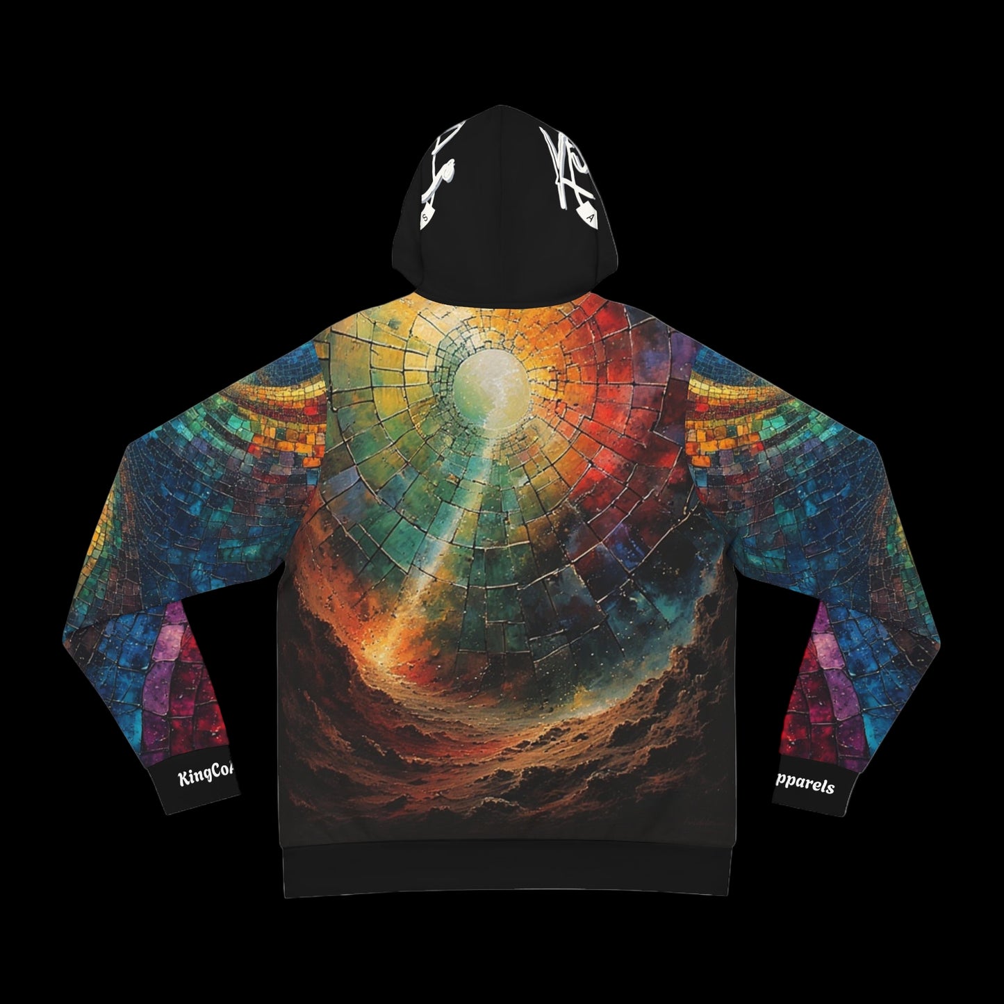 KingCoApparels "Whimsical Flow" Unisex Medium Blend™ Hooded Sweatshirt