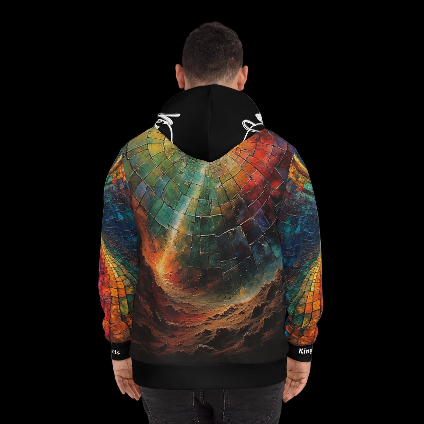 KingCoApparels "Whimsical Flow" Unisex Medium Blend™ Hooded Sweatshirt