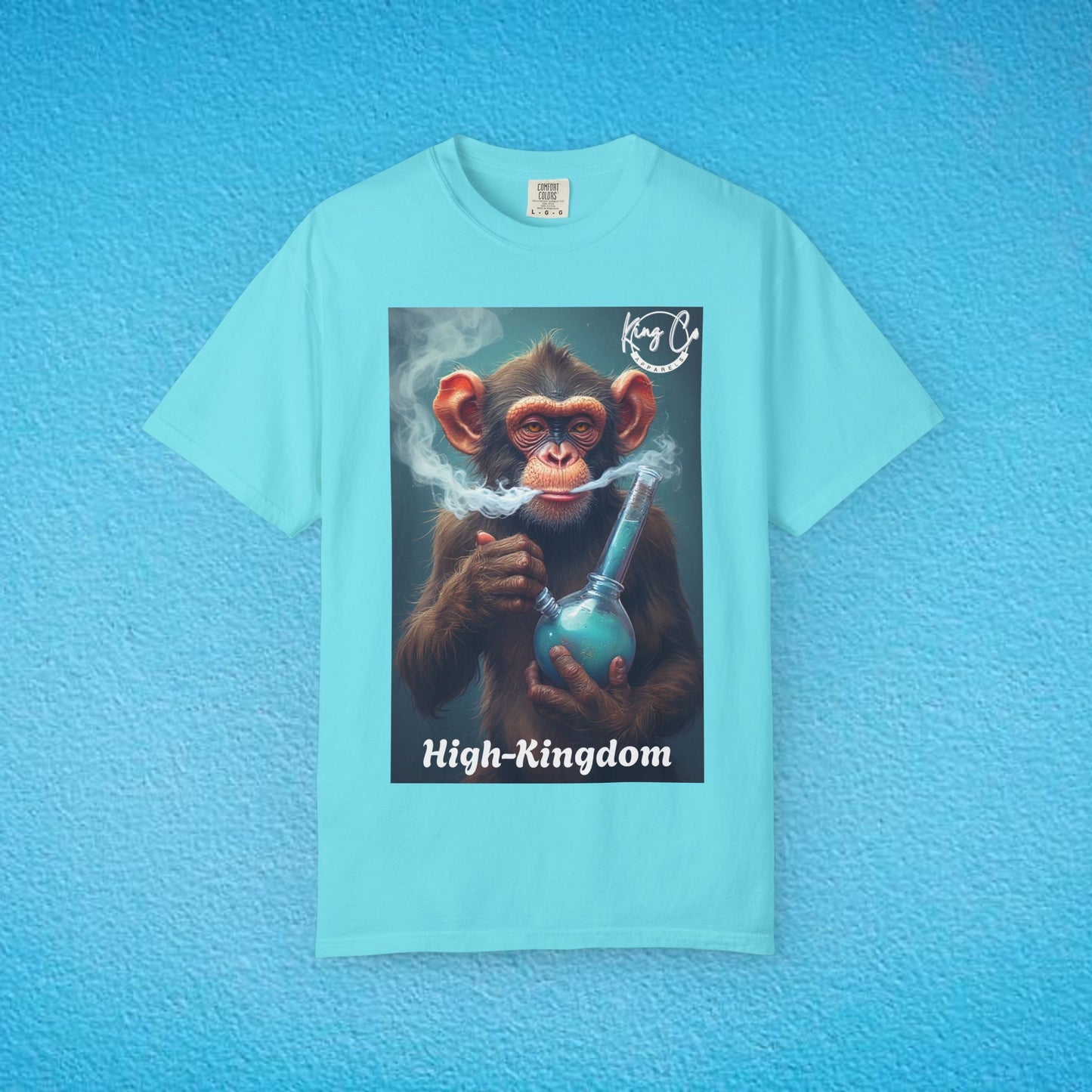 KingCoApparels, High-Kingdom "Chimp" Unisex Garment-Dyed T-shirt