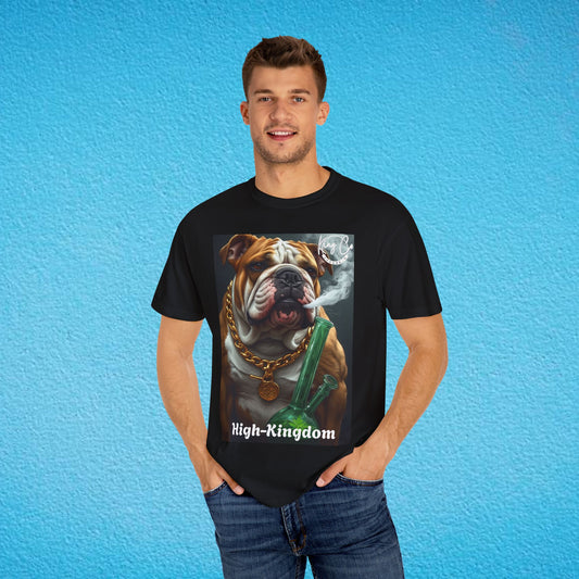 KingCoApparels, High-Kingdom "Bulldog" Unisex Garment-Dyed T-shirt