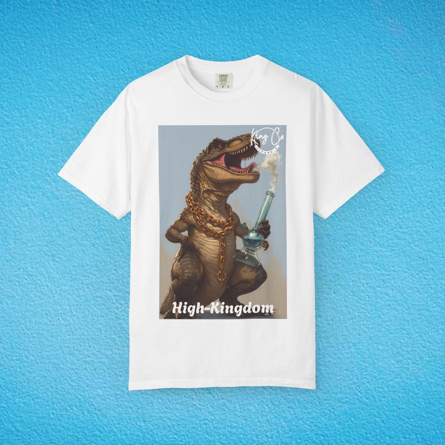 KingCoApparels, High-Kingdom "T-Rex" Unisex Garment-Dyed T-shirt