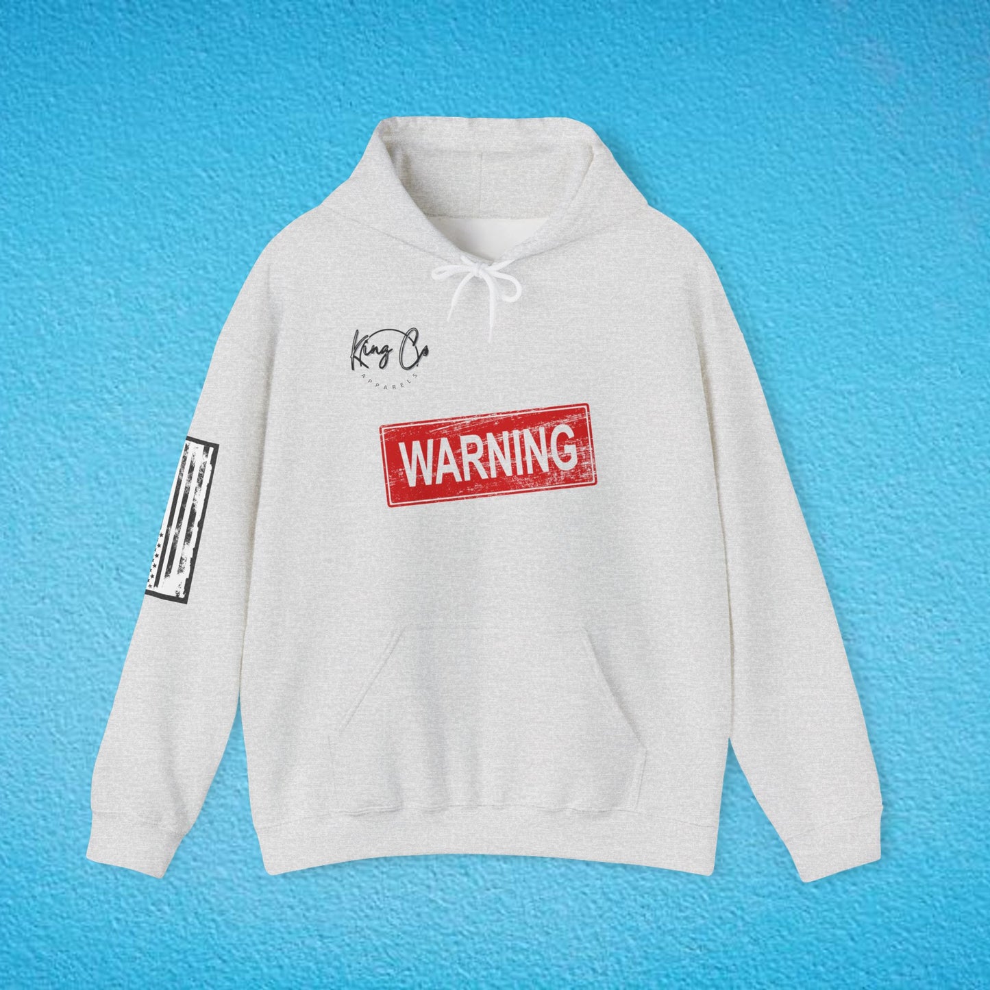 WARNING "Slippery When Wet" Unisex Heavy Blend™ Hooded Sweatshirt