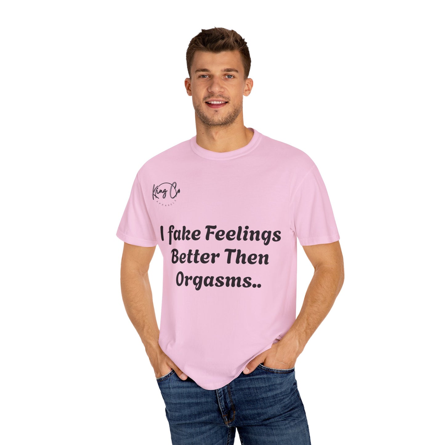 Funny Garment-Dyed T-shirt, Humorous Tee, Gift for Couples, Relaxed Fit, Casual Wear, Statement Shirt, Gift for Him/Her