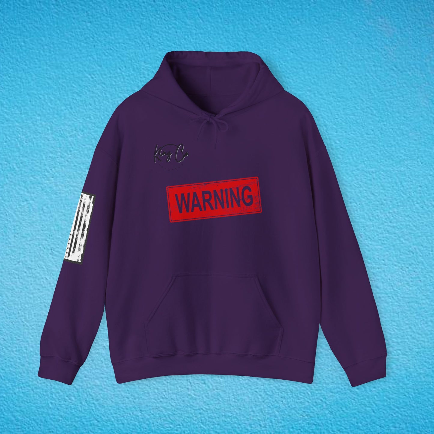 WARNING "Slippery When Wet" Unisex Heavy Blend™ Hooded Sweatshirt