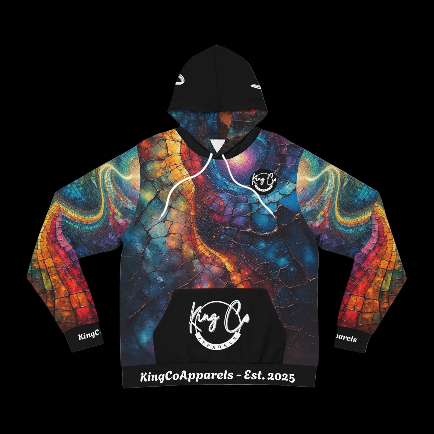 KingCoApparels "Whimsical Flow" Unisex Medium Blend™ Hooded Sweatshirt