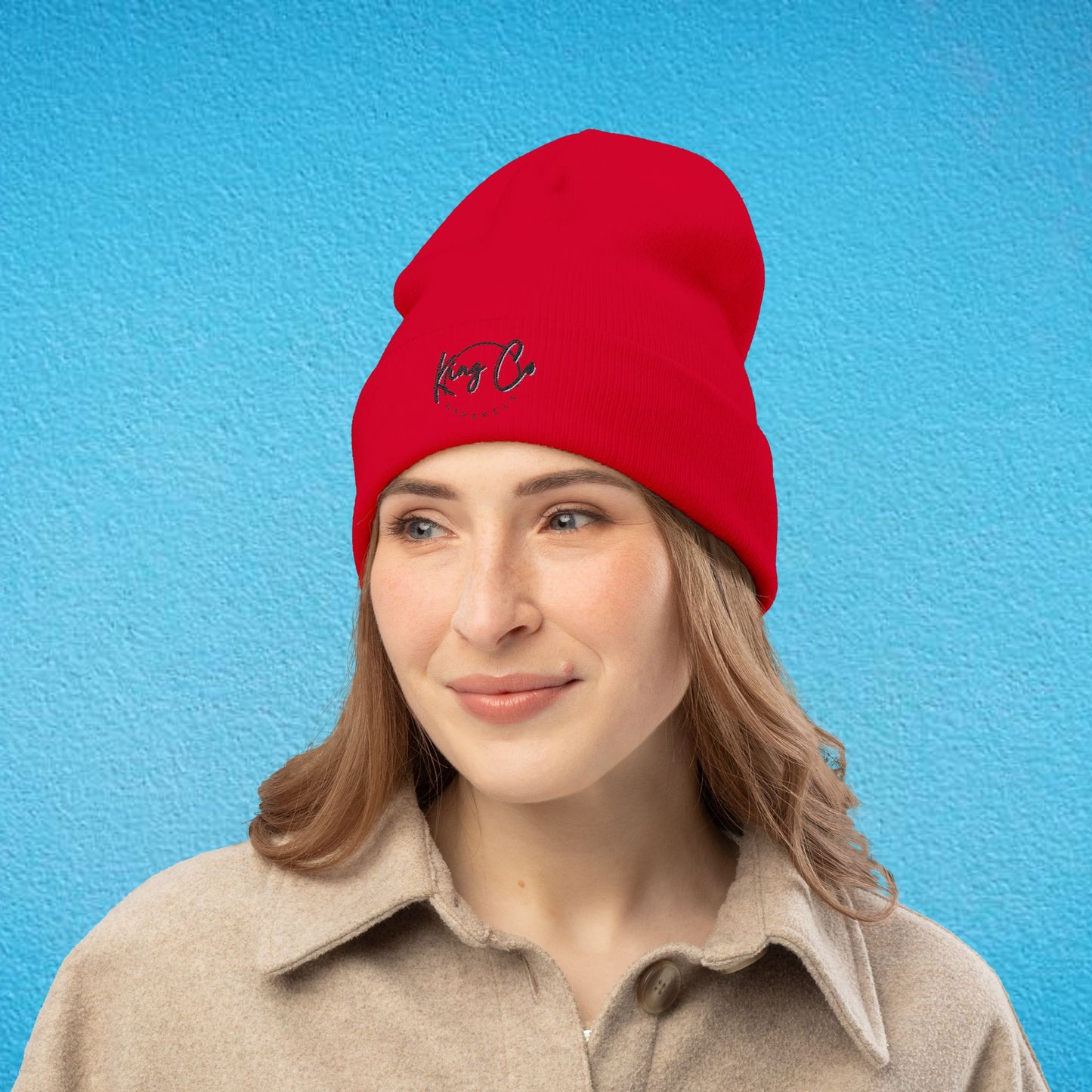 King Co Apparels, Knit Beanie (Embroidery)