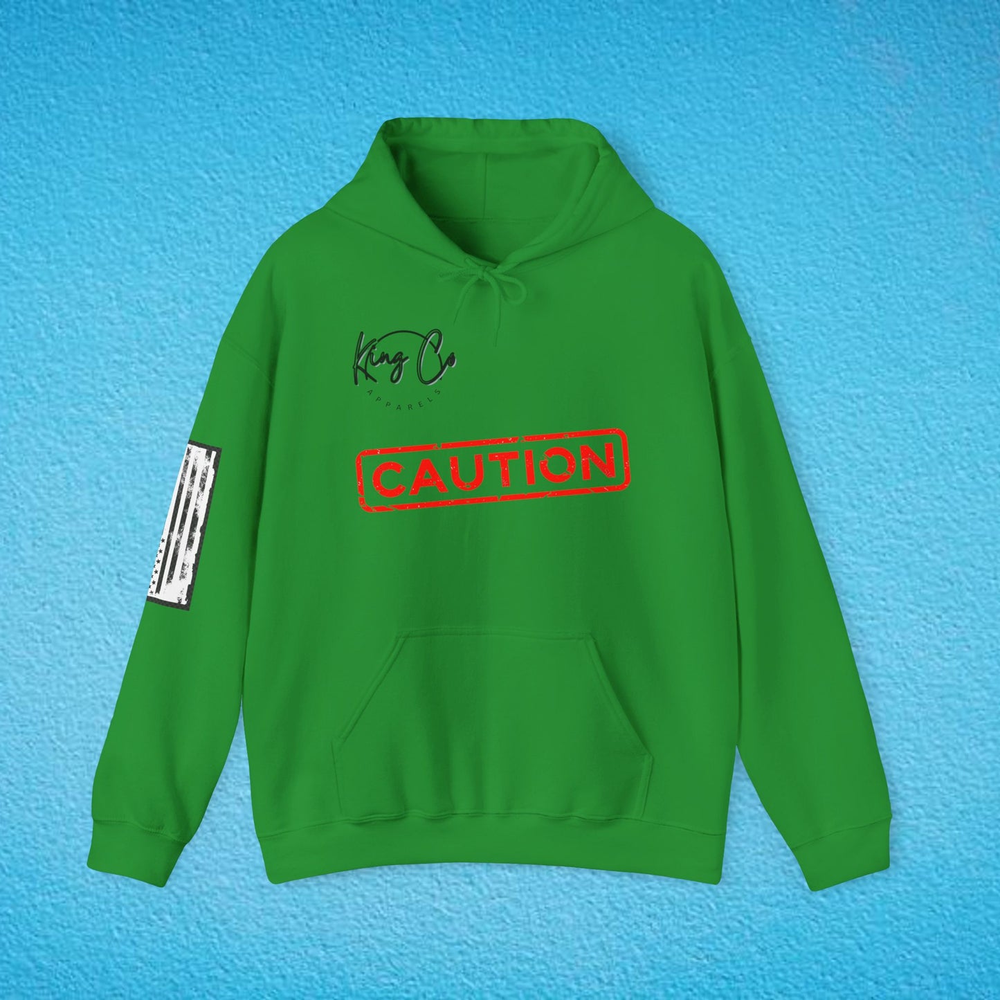 CAUTION "Moans When Mishandled.." Unisex Heavy Blend™ Hooded Sweatshirt