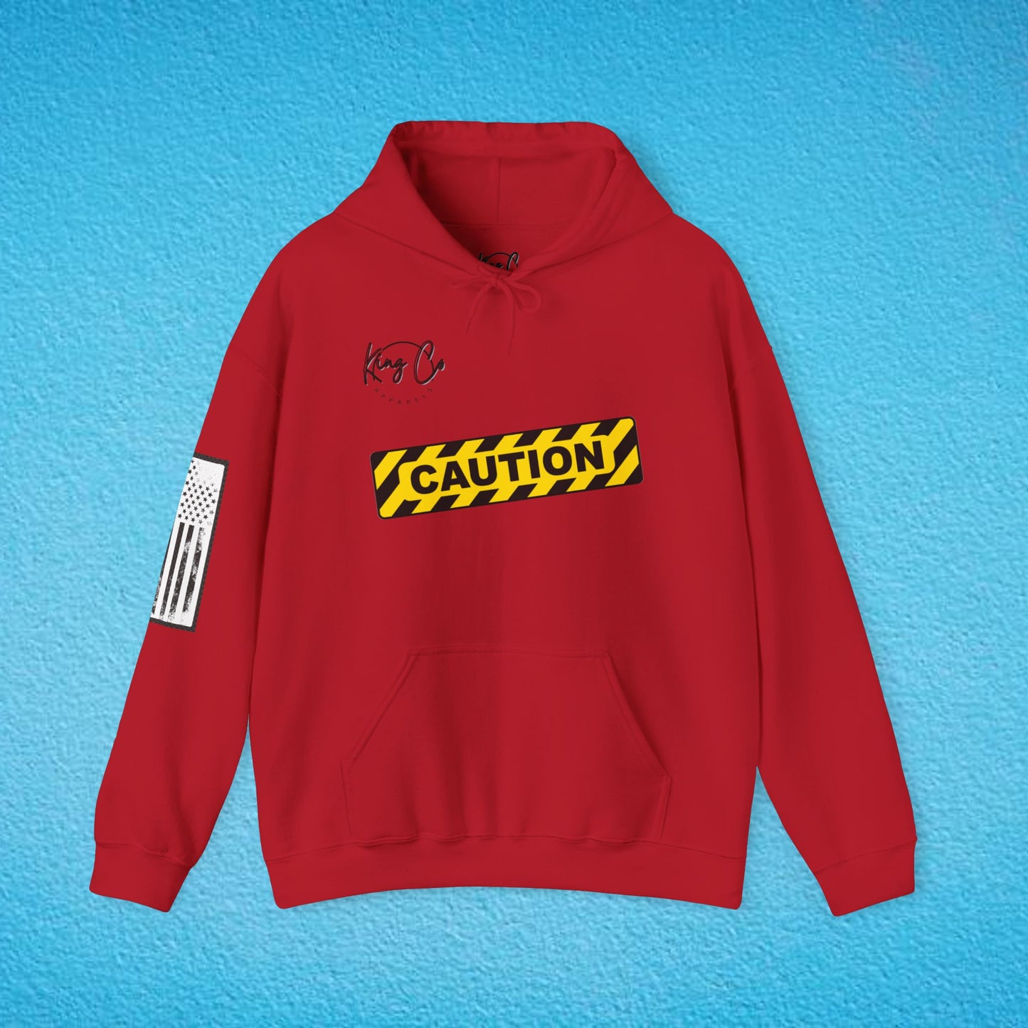 CAUTION! "May Ghost You After Midnight" Unisex Heavy Blend™ Hooded Sweatshirt