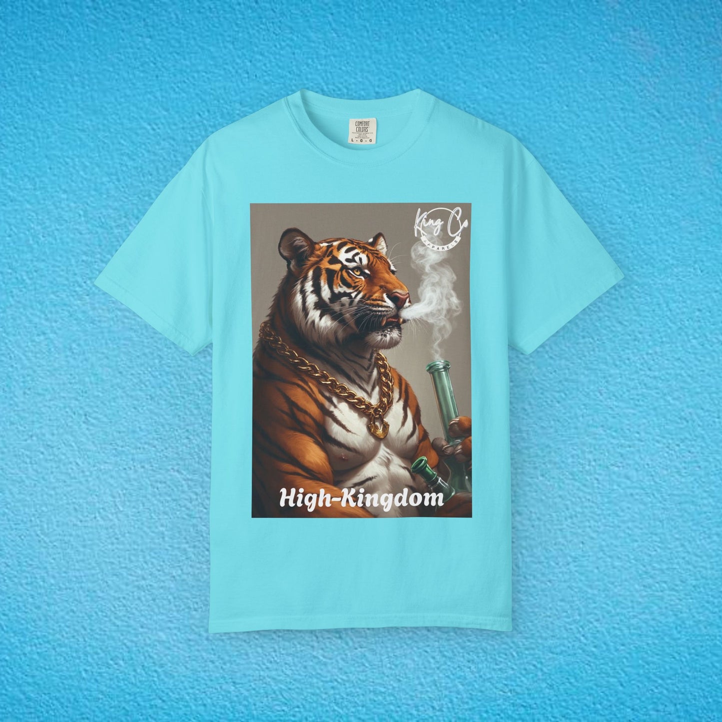 KingCoApparels, High-Kingdom "Tiger" Unisex Garment-Dyed T-shirt