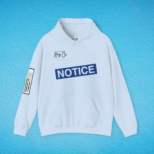 NOTICE "This Is Your Sign To Avoid Me.." Unisex Heavy Blend™ Hooded Sweatshirt
