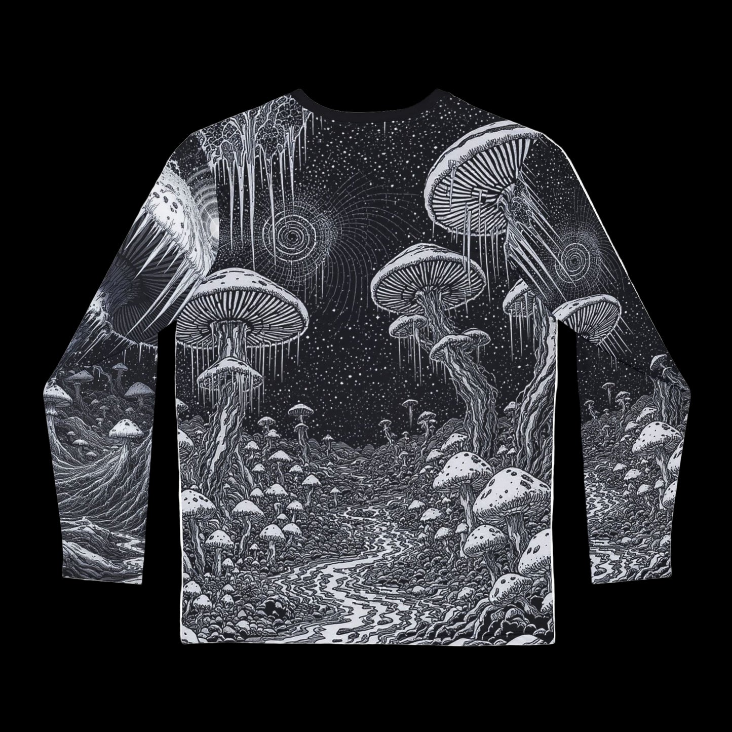 KingCoApparels "Psilocybin World" Unisex Medium Heavy Blend Long-Sleeve Shirt