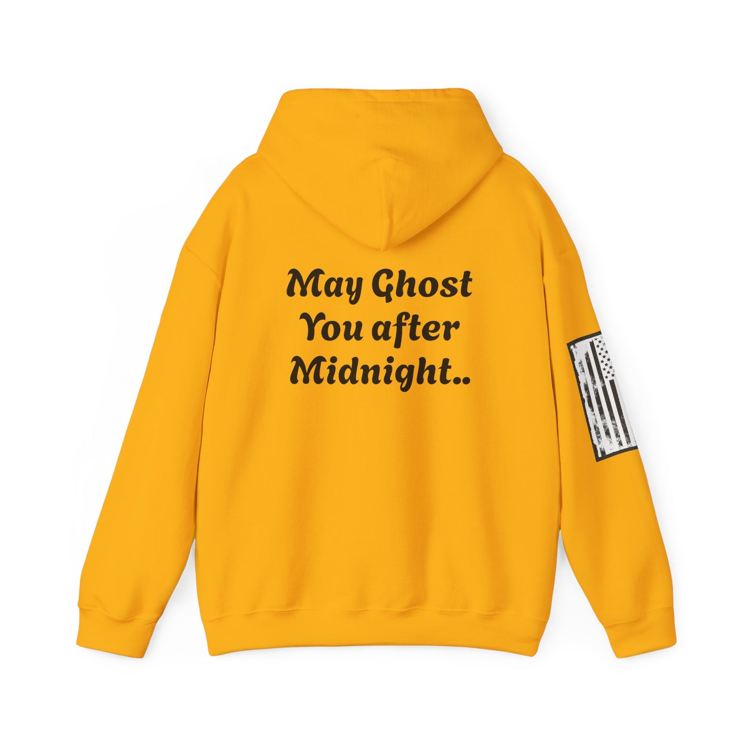 CAUTION! "May Ghost You After Midnight" Unisex Heavy Blend™ Hooded Sweatshirt