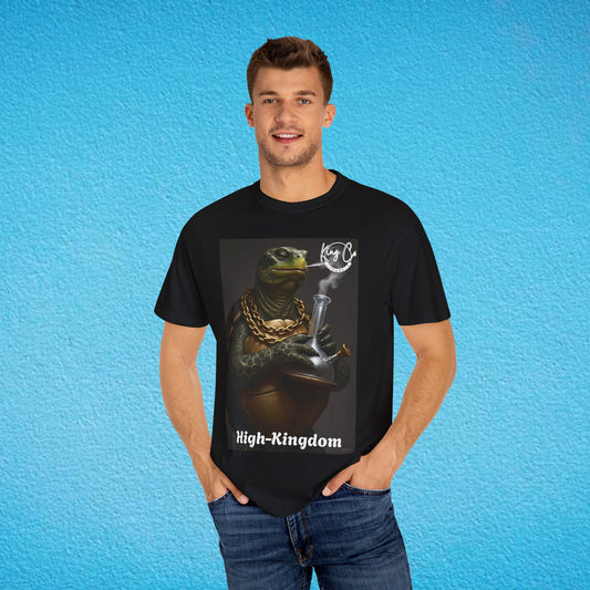 KingCoApparels, High-Kingdom "Tortoise" Unisex Garment-Dyed T-shirt