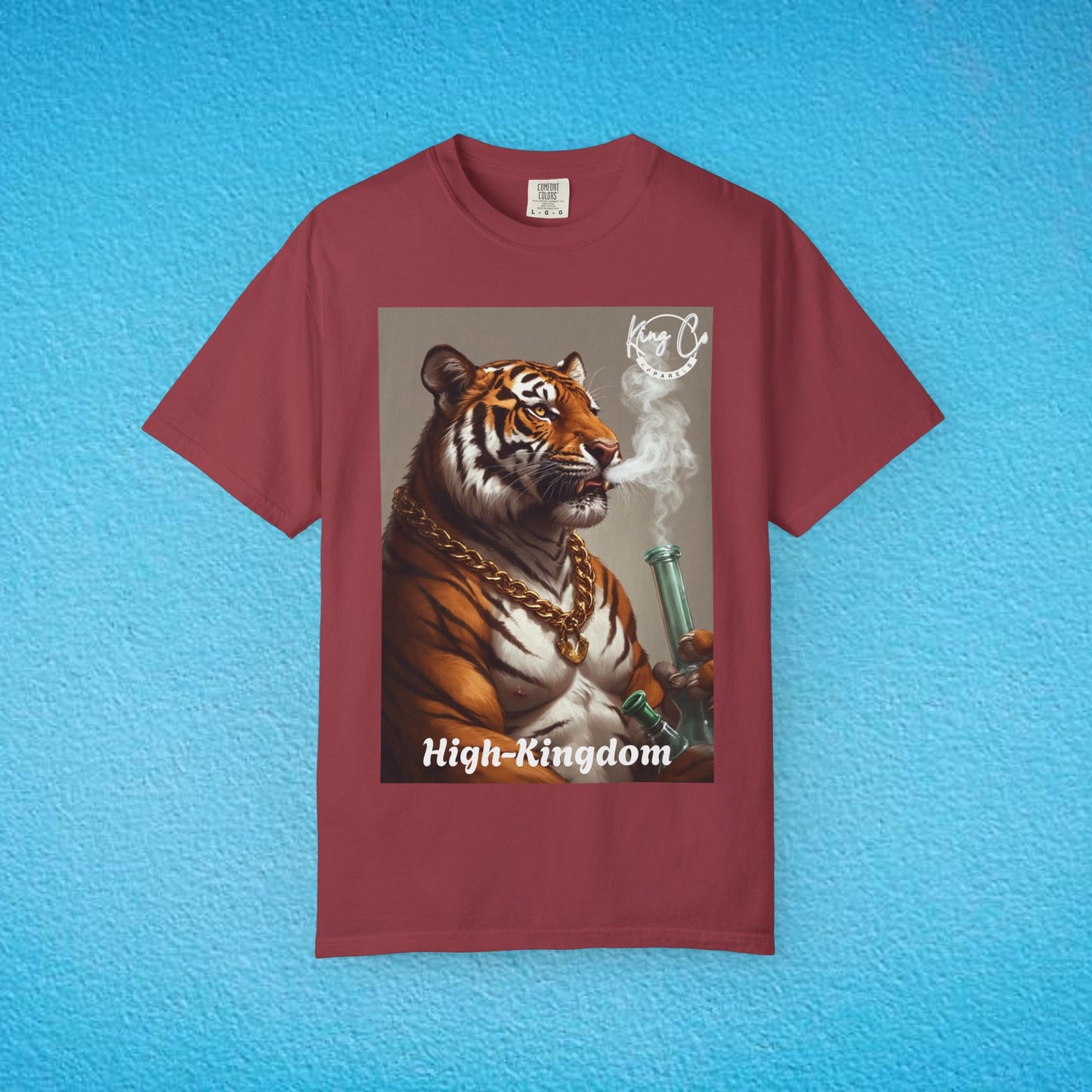 KingCoApparels, High-Kingdom "Tiger" Unisex Garment-Dyed T-shirt