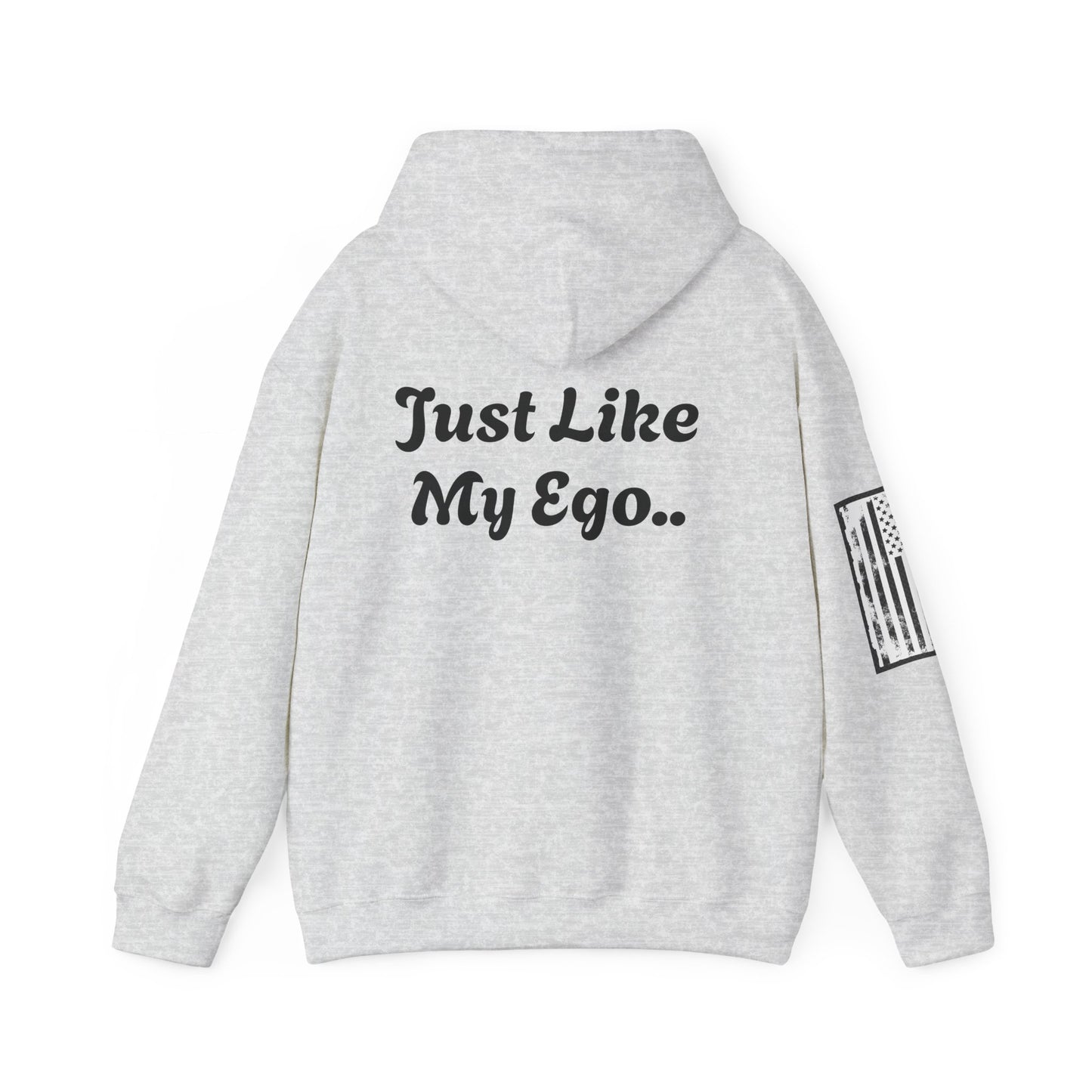 CAUTION FRAGILE "Just Like My Ego.." Unisex Heavy Blend™ Hooded Sweatshirt