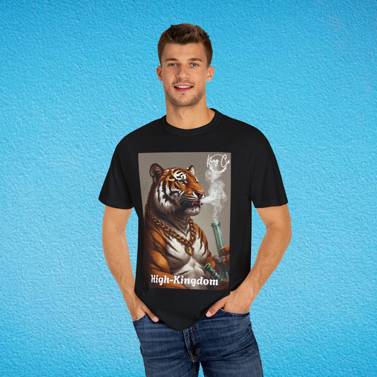 KingCoApparels, High-Kingdom "Tiger" Unisex Garment-Dyed T-shirt