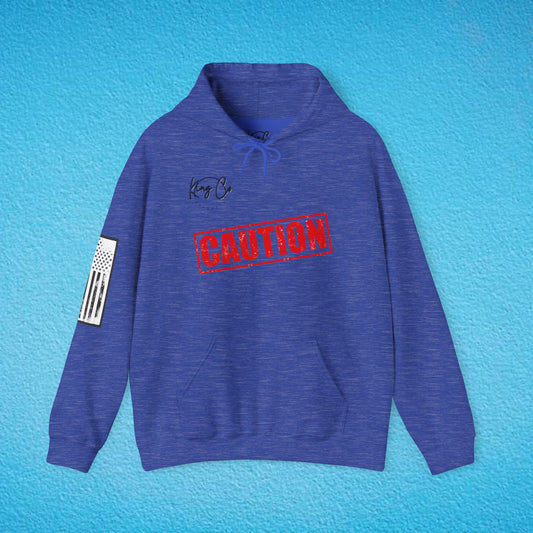 CAUTION "Do Not Engage Without Snacks.." Unisex Heavy Blend™ Hooded Sweatshirt