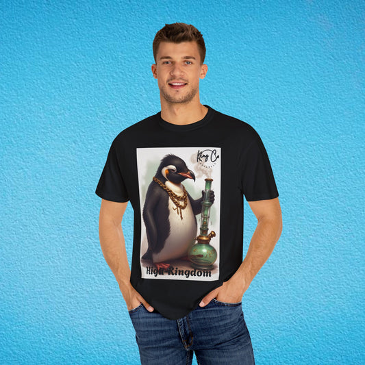 KingCoApparels, High-Kingdom "Penguin" Unisex Garment-Dyed T-shirt