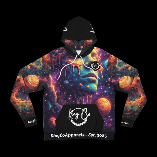 KingCoApparels "Psychedelic Melt down" Unisex Medium Blend™ Hooded Sweatshirt