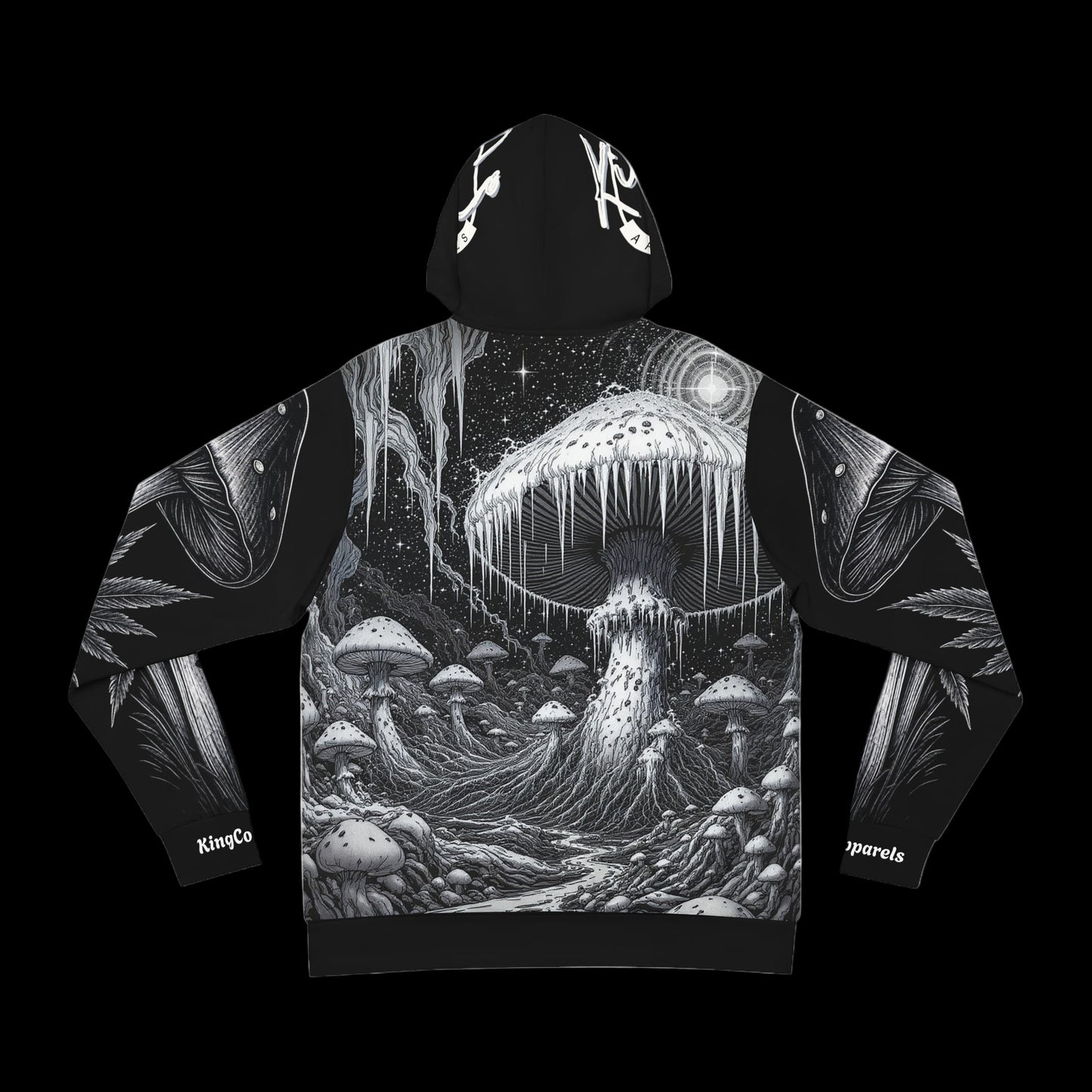 KingCoApparels "Shroom Web World" Unisex Medium Blend™ Hooded Sweatshirt