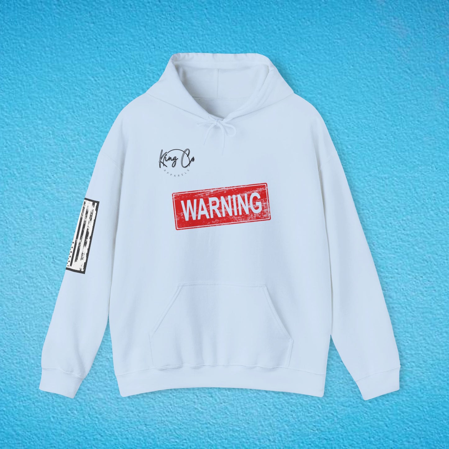 WARNING "Slippery When Wet" Unisex Heavy Blend™ Hooded Sweatshirt