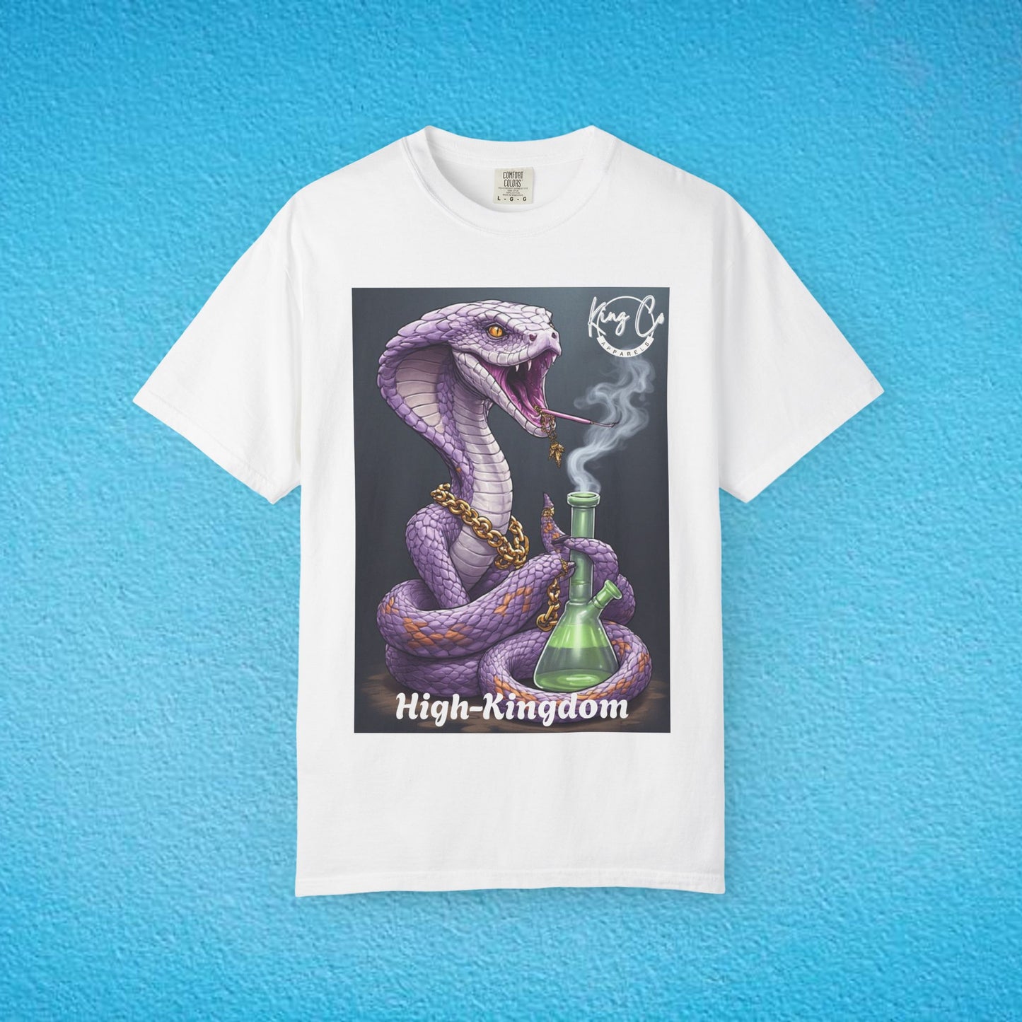 KingCoApparels, High-Kingdom "Cobra" Unisex Garment-Dyed T-shirt
