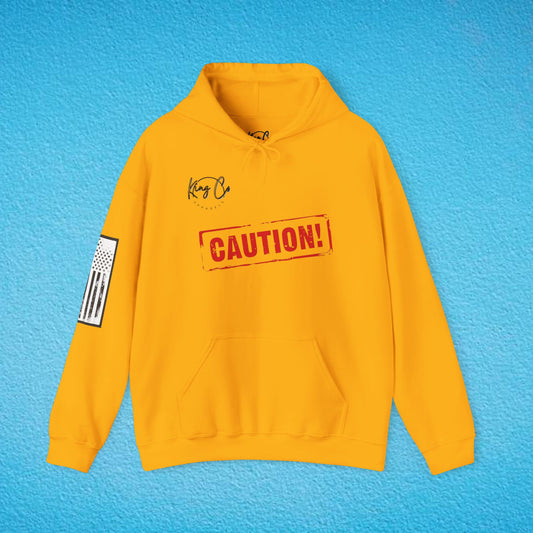 CAUTION "No Emotional Support Included.." Unisex Heavy Blend™ Hooded Sweatshirt