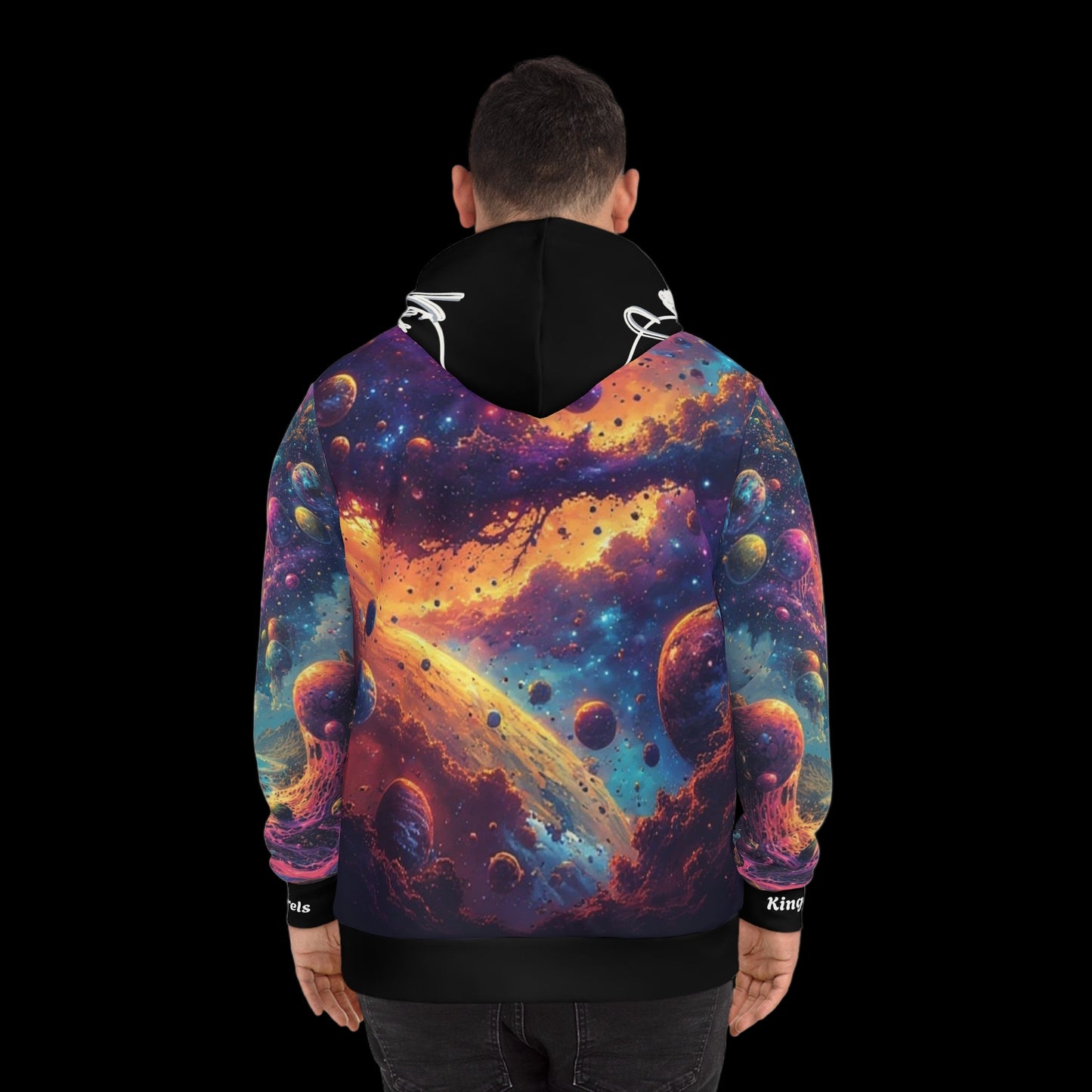 KingCoApparels "Galactical World" Unisex Medium Blend™ Hooded Sweatshirt