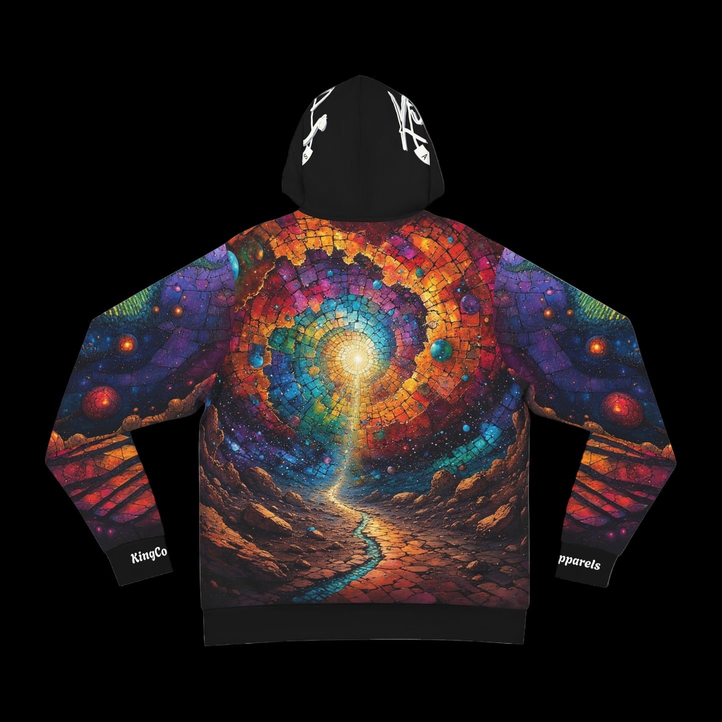 KingCoApparels "Cosmo Flow" Unisex Medium Blend™ Hooded Sweatshirt