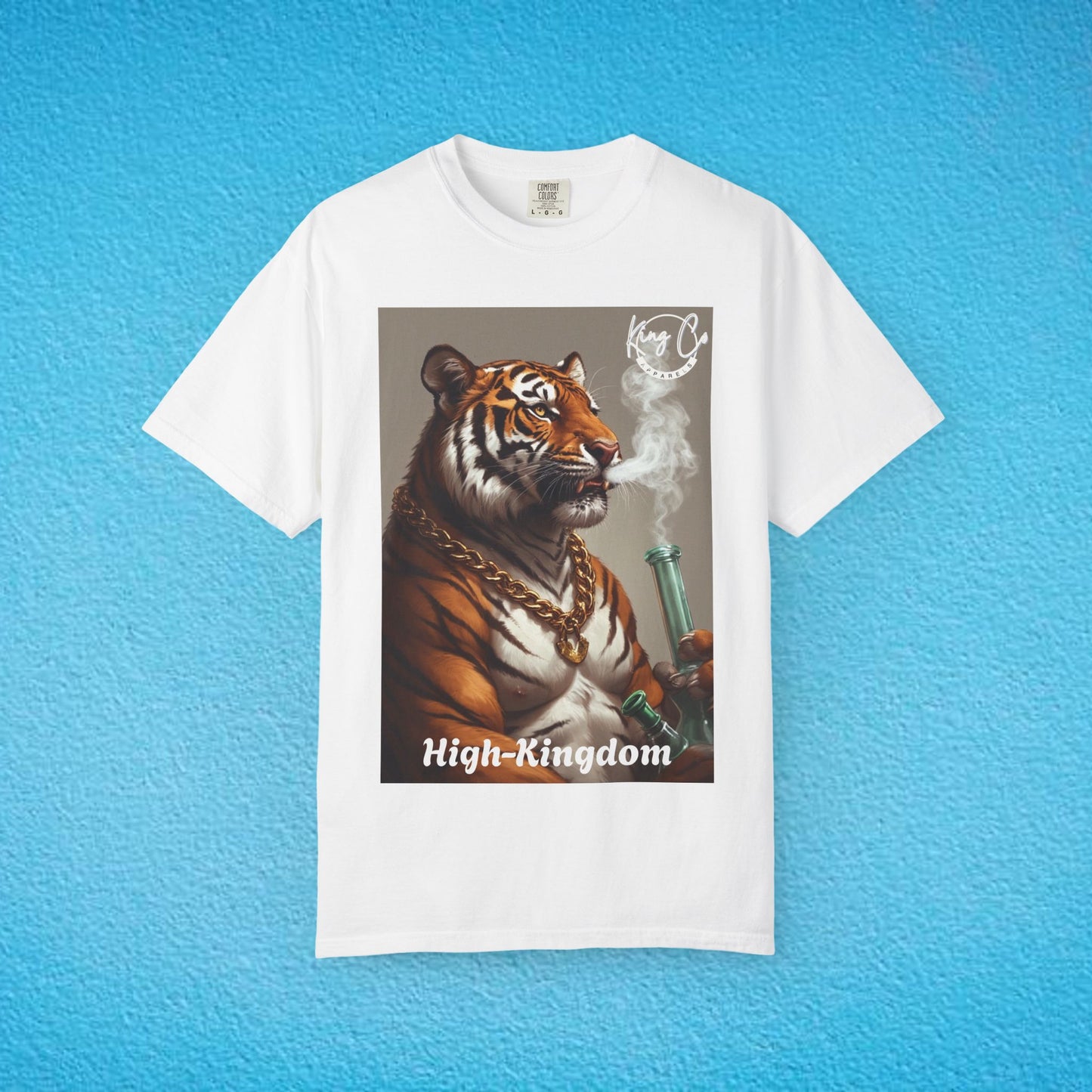 KingCoApparels, High-Kingdom "Tiger" Unisex Garment-Dyed T-shirt
