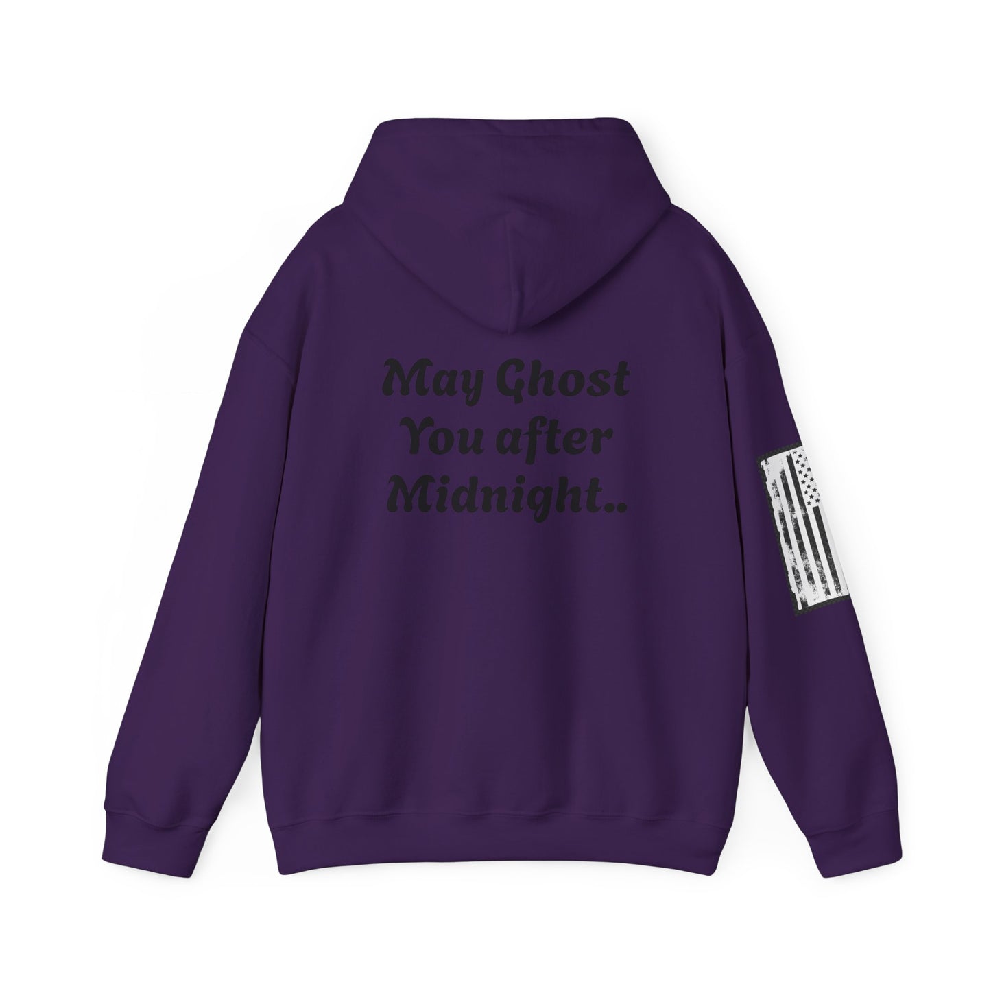 CAUTION! "May Ghost You After Midnight" Unisex Heavy Blend™ Hooded Sweatshirt