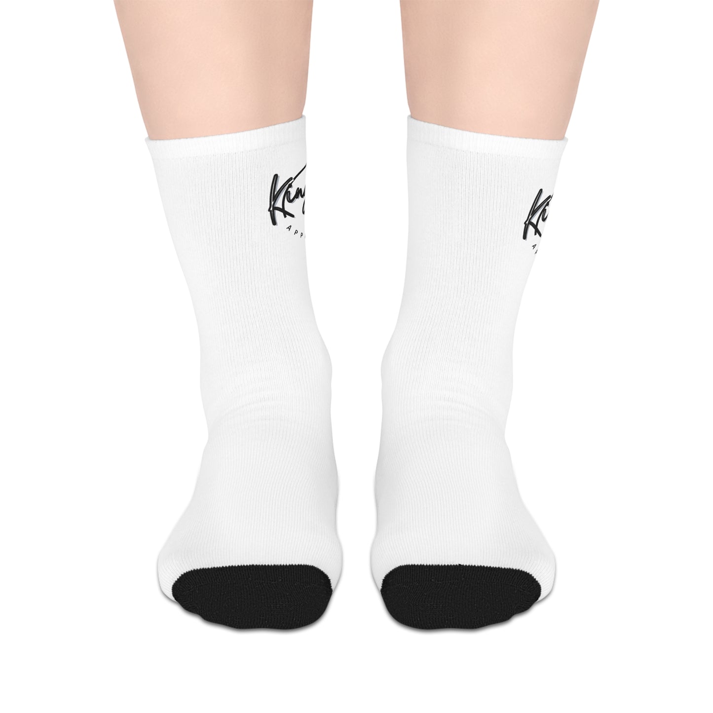 King Co Apparels, Mid-Length Socks (100% Polyester)
