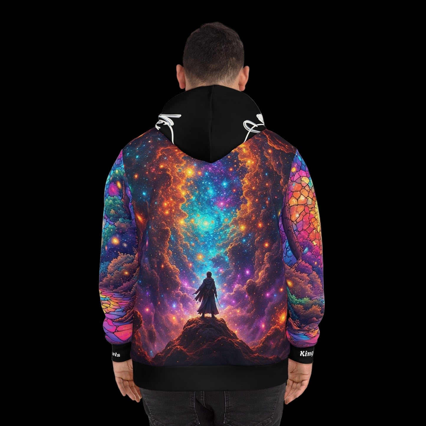 KingCoApparels "Broken Universe" Unisex Medium Blend™ Hooded Sweatshirt
