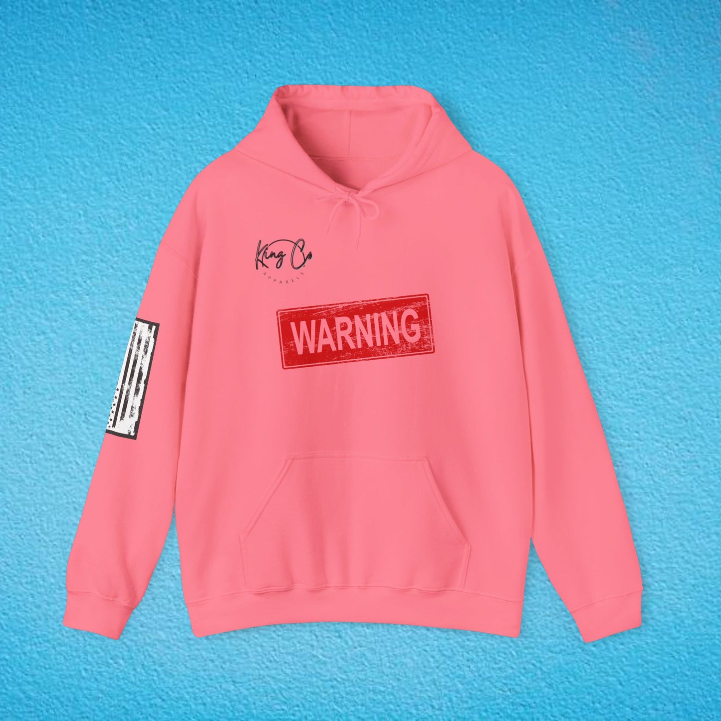 WARNING "Slippery When Wet" Unisex Heavy Blend™ Hooded Sweatshirt
