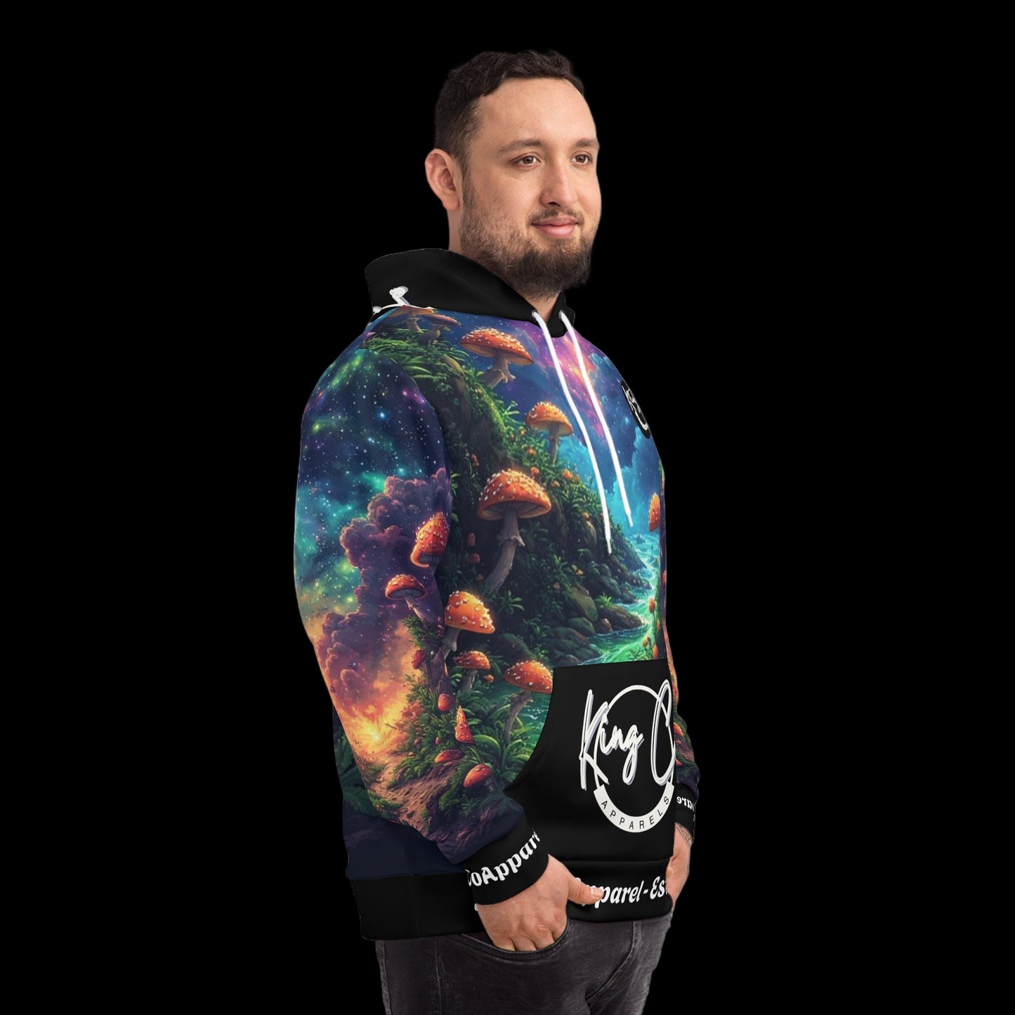 KingCoApparels "Shroom Garden" Unisex Medium Blend™ Hooded Sweatshirt