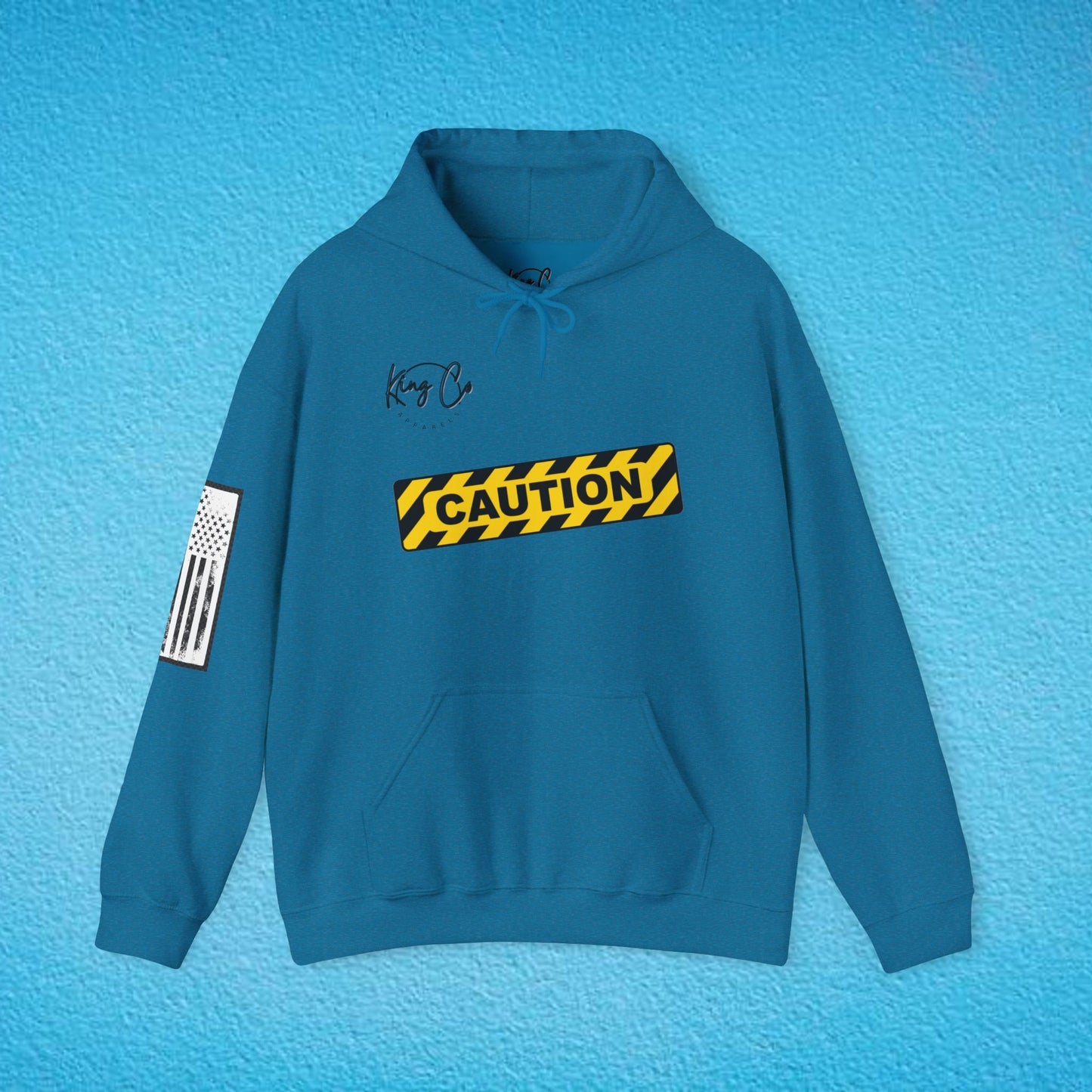 CAUTION! "May Ghost You After Midnight" Unisex Heavy Blend™ Hooded Sweatshirt