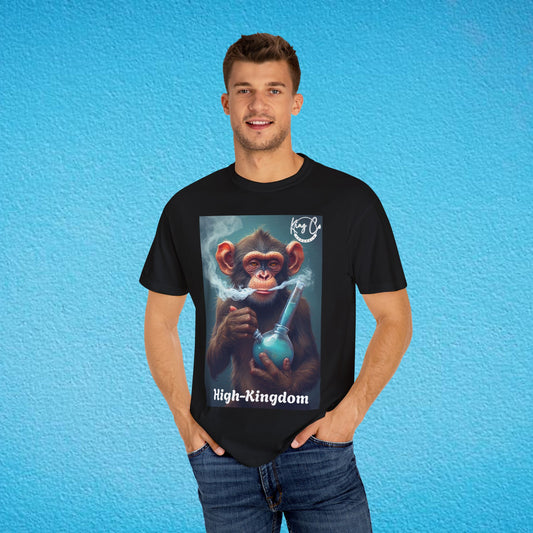 KingCoApparels, High-Kingdom "Chimp" Unisex Garment-Dyed T-shirt