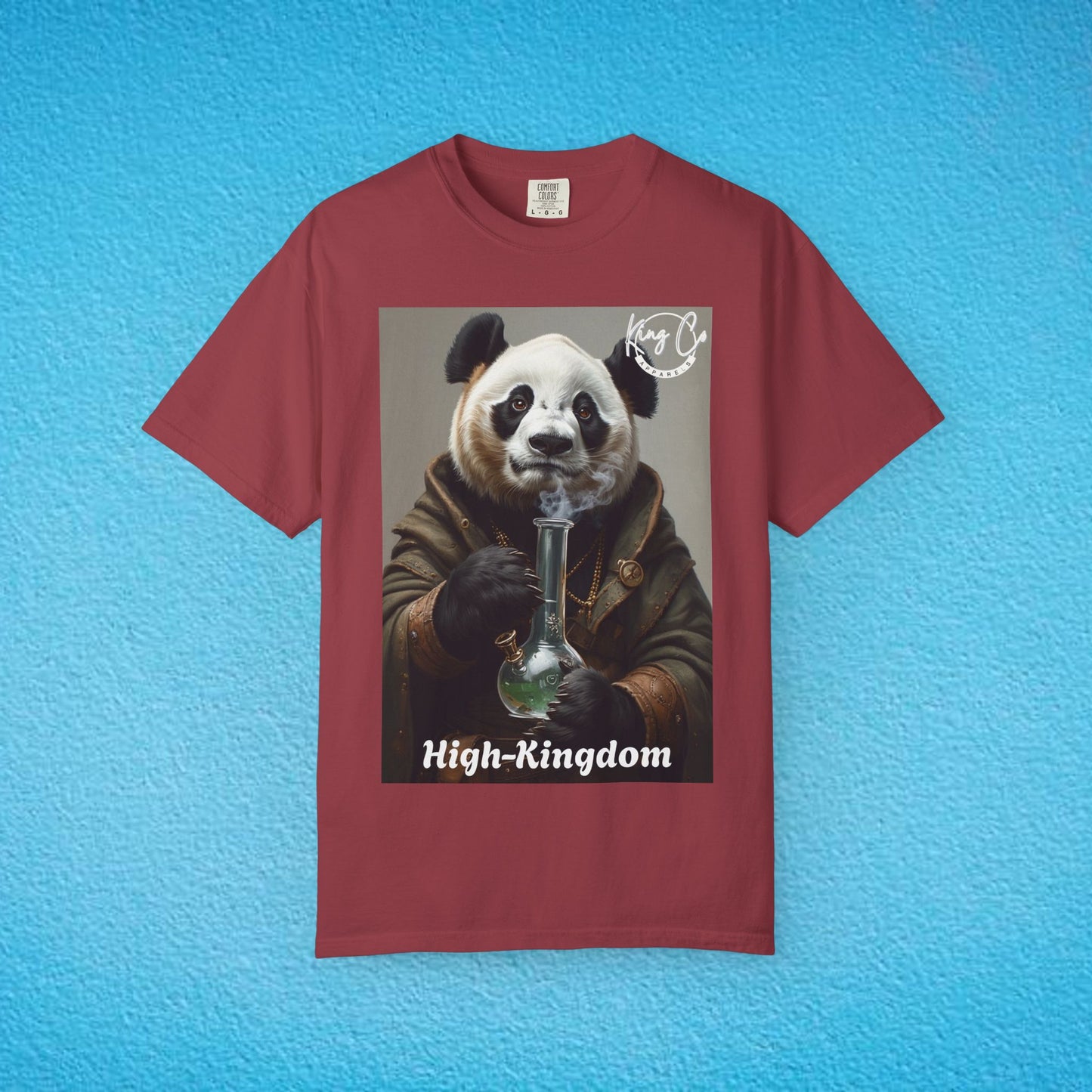 KingCoApparels, High-Kingdom "Panda" Unisex Garment-Dyed T-shirt