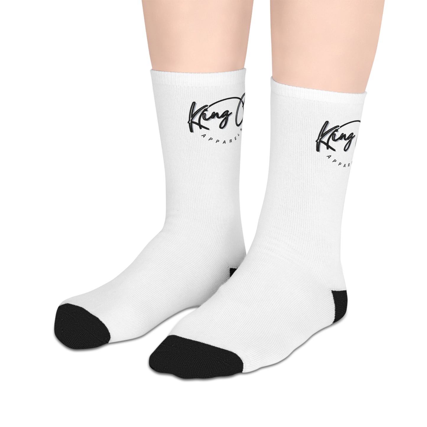 King Co Apparels, Mid-Length Socks (100% Polyester)