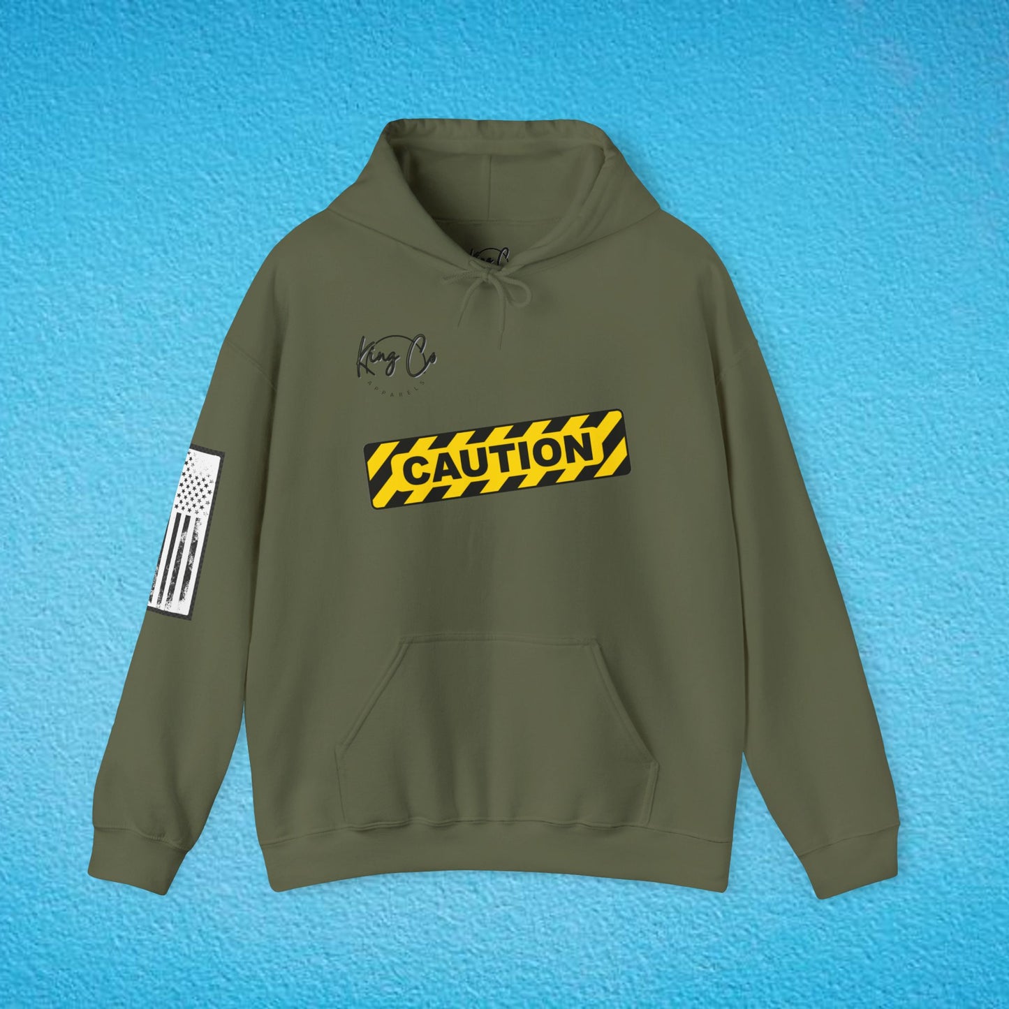 CAUTION! "May Ghost You After Midnight" Unisex Heavy Blend™ Hooded Sweatshirt