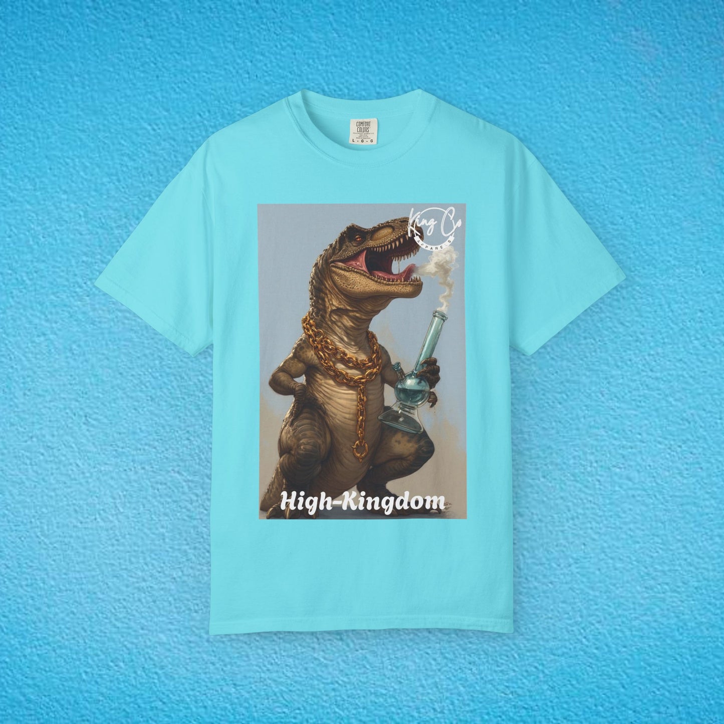 KingCoApparels, High-Kingdom "T-Rex" Unisex Garment-Dyed T-shirt