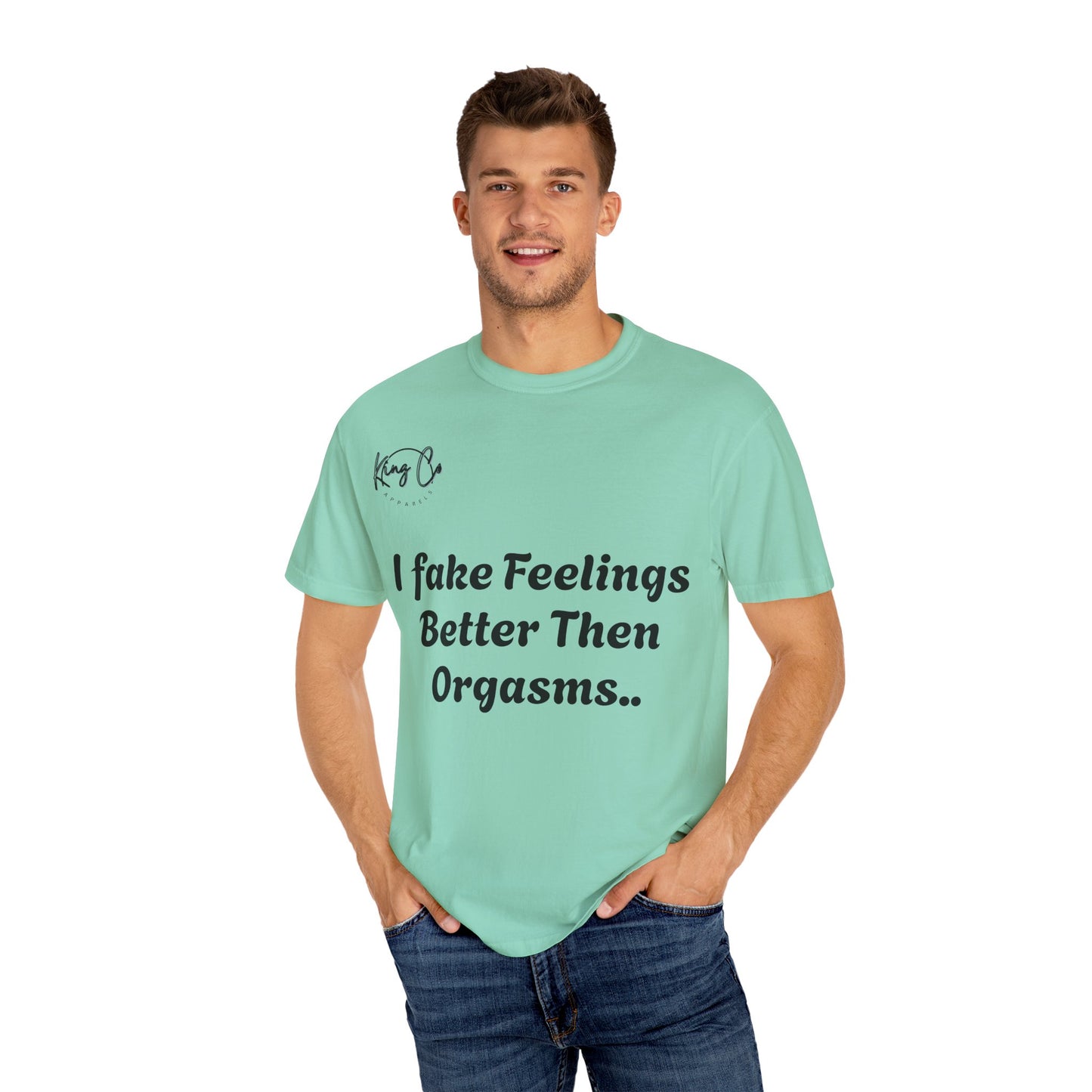 Funny Garment-Dyed T-shirt, Humorous Tee, Gift for Couples, Relaxed Fit, Casual Wear, Statement Shirt, Gift for Him/Her