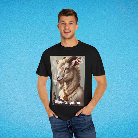 KingCoApparels, High-Kingdom "Goat" Unisex Garment-Dyed T-shirt