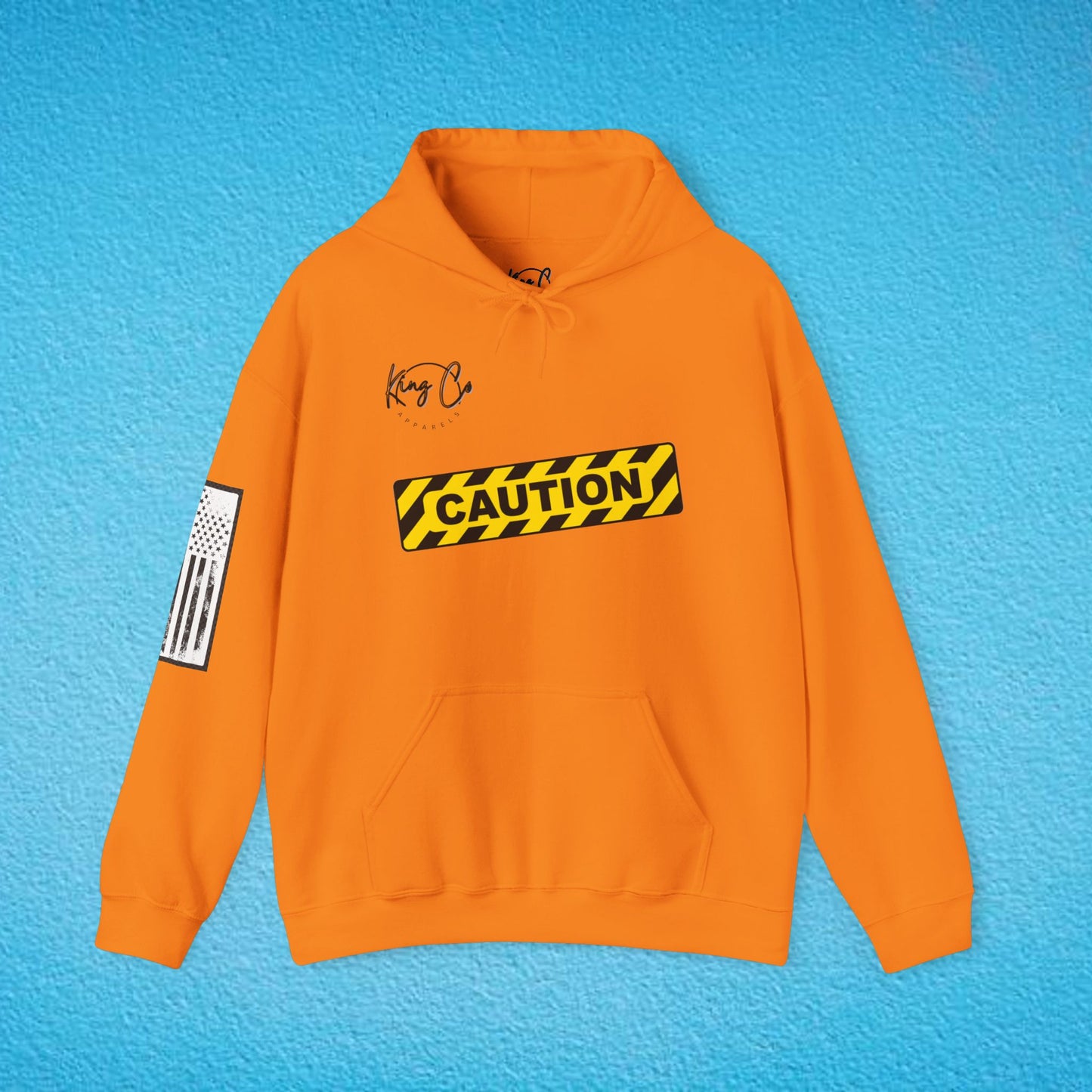 CAUTION! "May Ghost You After Midnight" Unisex Heavy Blend™ Hooded Sweatshirt