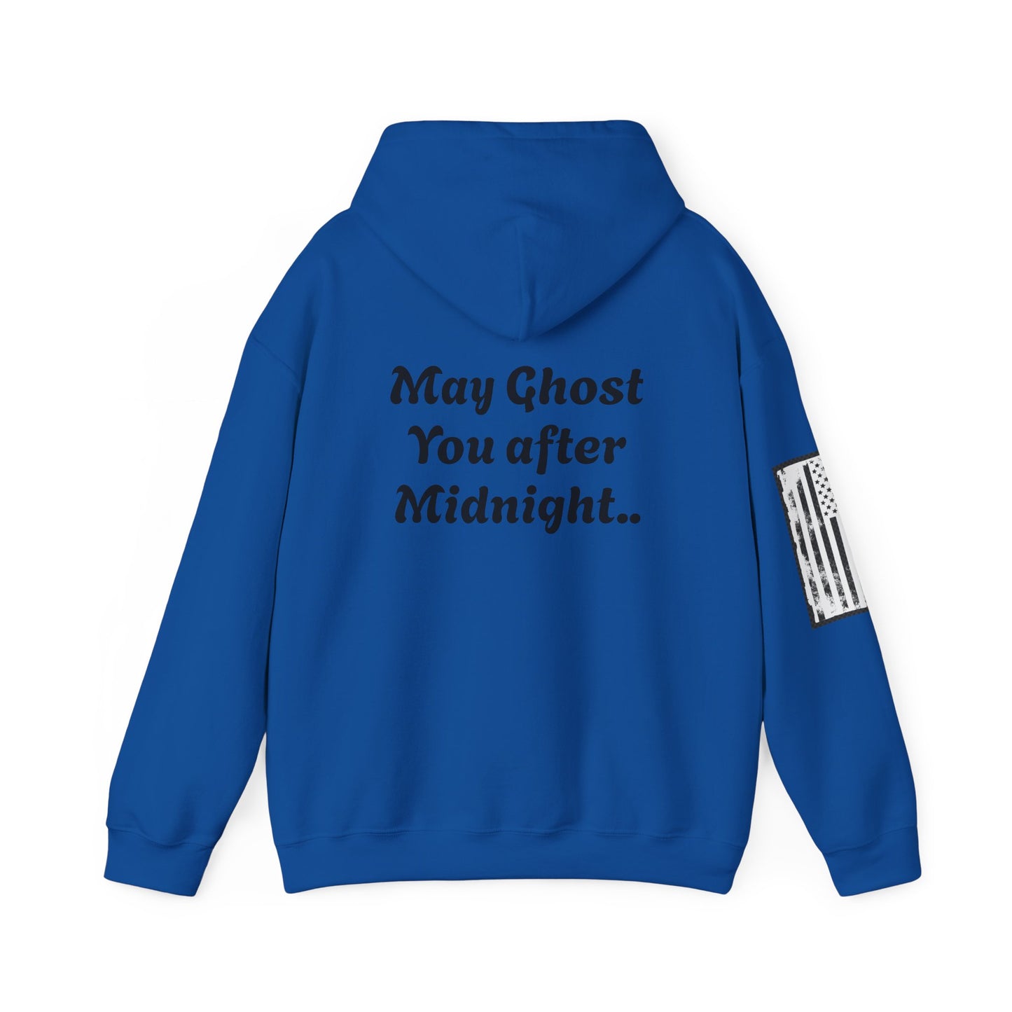 CAUTION! "May Ghost You After Midnight" Unisex Heavy Blend™ Hooded Sweatshirt