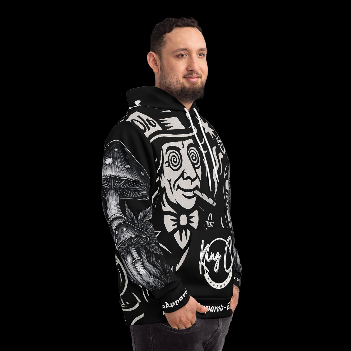 KingCoApparels "Trip In Wonderland" Unisex Medium Blend™ Hooded Sweatshirt