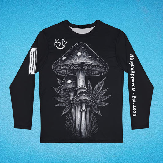 KingCoApparels "Psychedelic Trance" Unisex Medium Heavy Blend Long-Sleeve Shirt