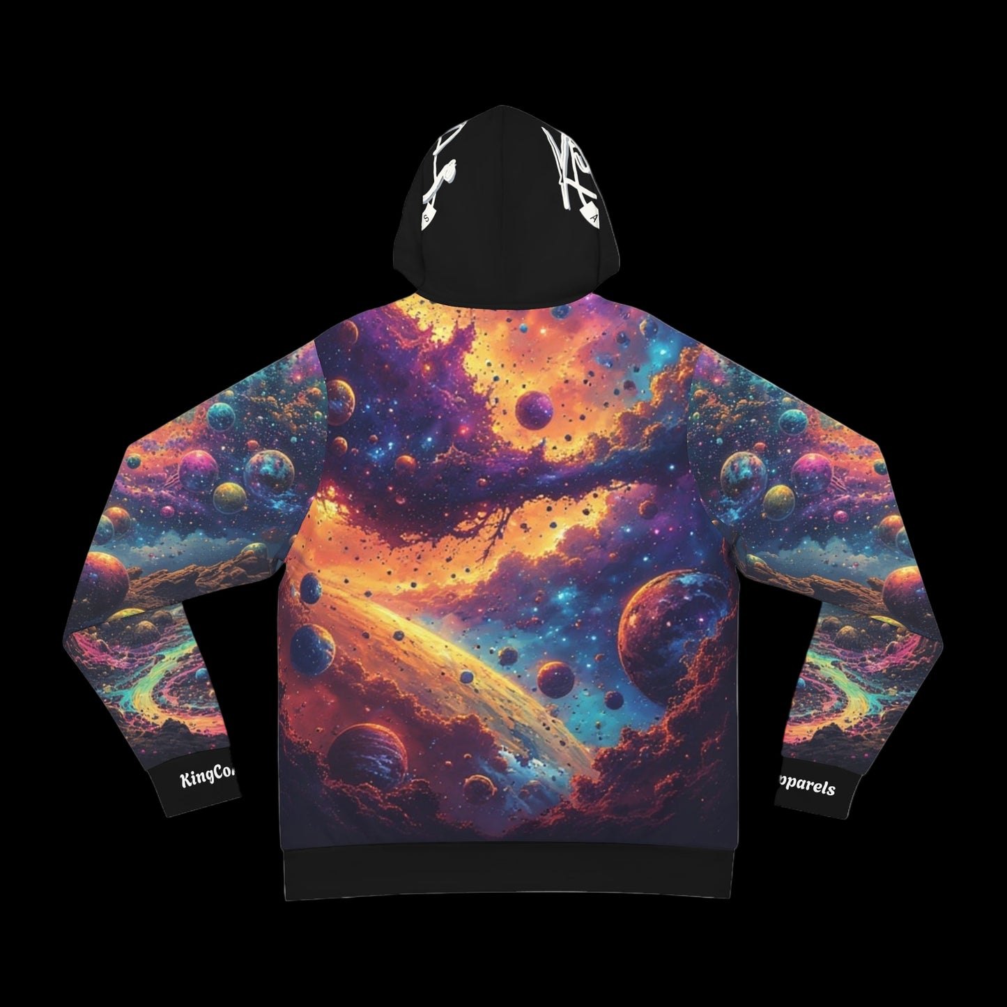 KingCoApparels "Galactical World" Unisex Medium Blend™ Hooded Sweatshirt