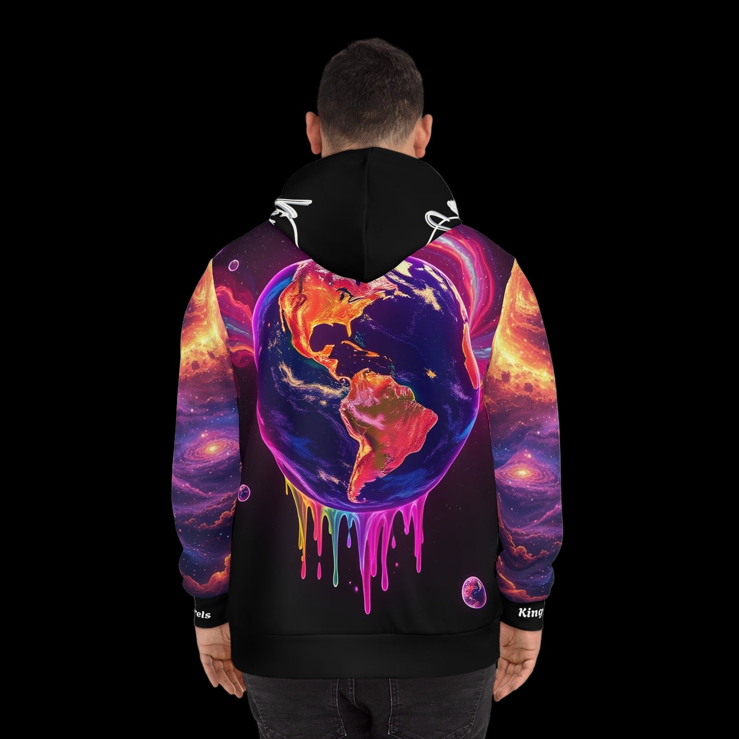 KingCoApparels "Cosmic Galaxy" Unisex Medium Blend™ Hooded Sweatshirt