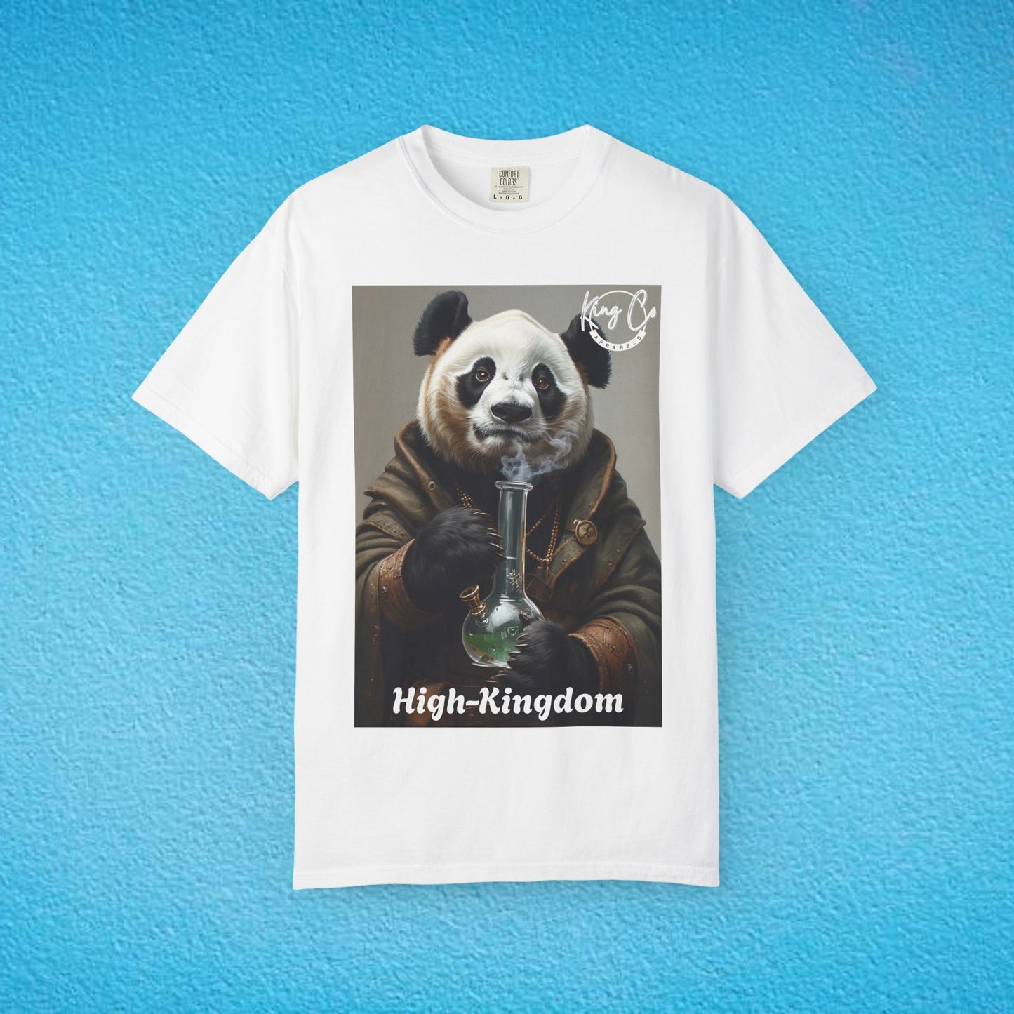KingCoApparels, High-Kingdom "Panda" Unisex Garment-Dyed T-shirt